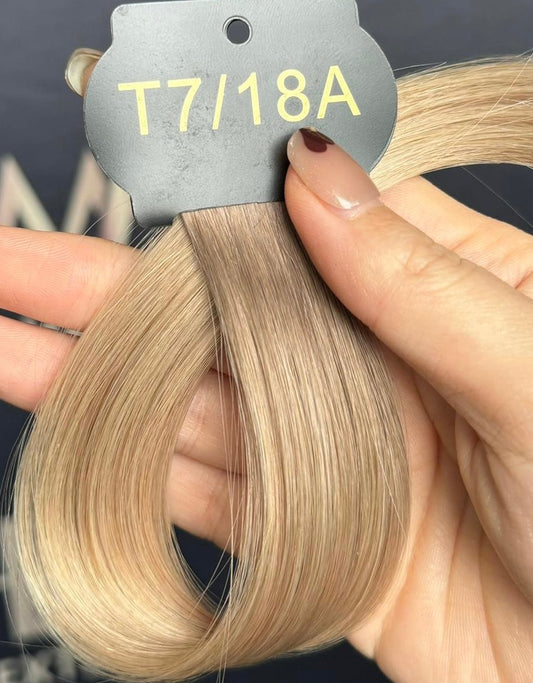 Halo extension 100% cheveux naturels #T7/18A