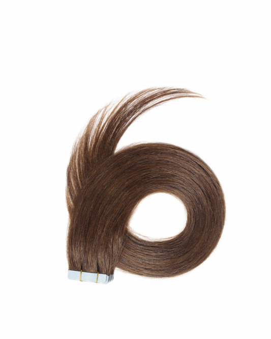 extensions adhésives blond polaire cheveux naturels russes 10A HairBlowPro brillance éclat naturel