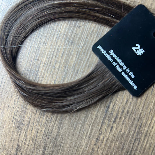 extensions adhésives châtain foncé cheveux naturels russes 10A HairBlowPro éclat profondeur volume