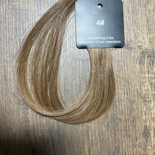 extensions adhésives châtain foncé cheveux naturels russes 10A HairBlowPro éclat profondeur volume