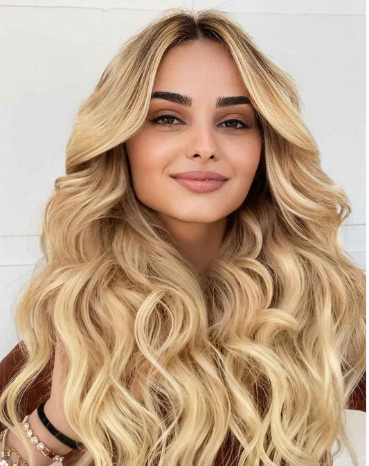 Halo extension 100% cheveux naturels #T7/18A