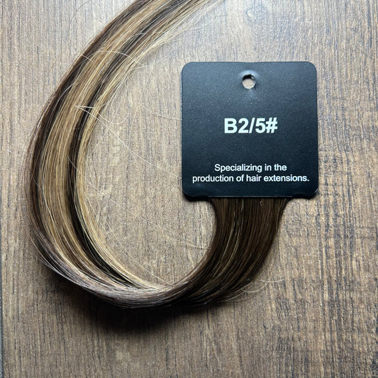 extensions adhésives brun chaud cheveux naturels russes 10A HairBlowPro éclat volume texture douce