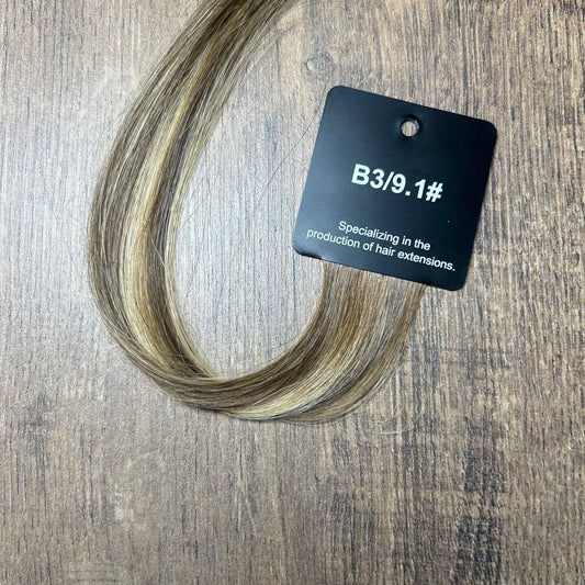 extensions adhésives expresso cheveux naturels russes 10A HairBlowPro volume brillance naturelle