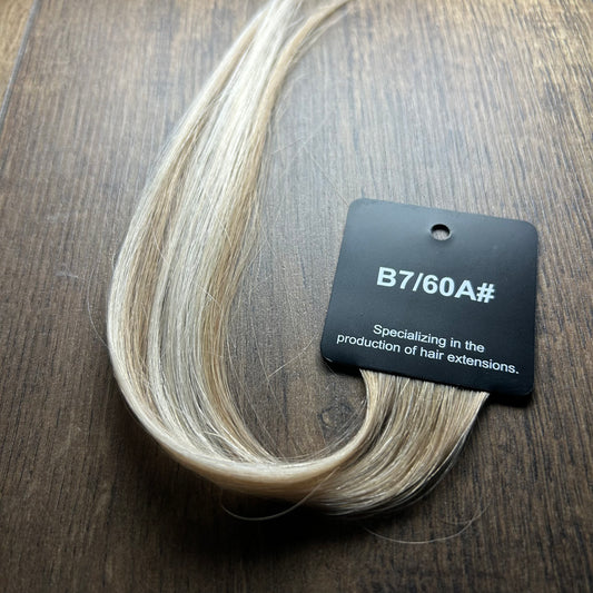 extensions adhésives ombré blond cheveux naturels russes 10A HairBlowPro dégradé naturel volume