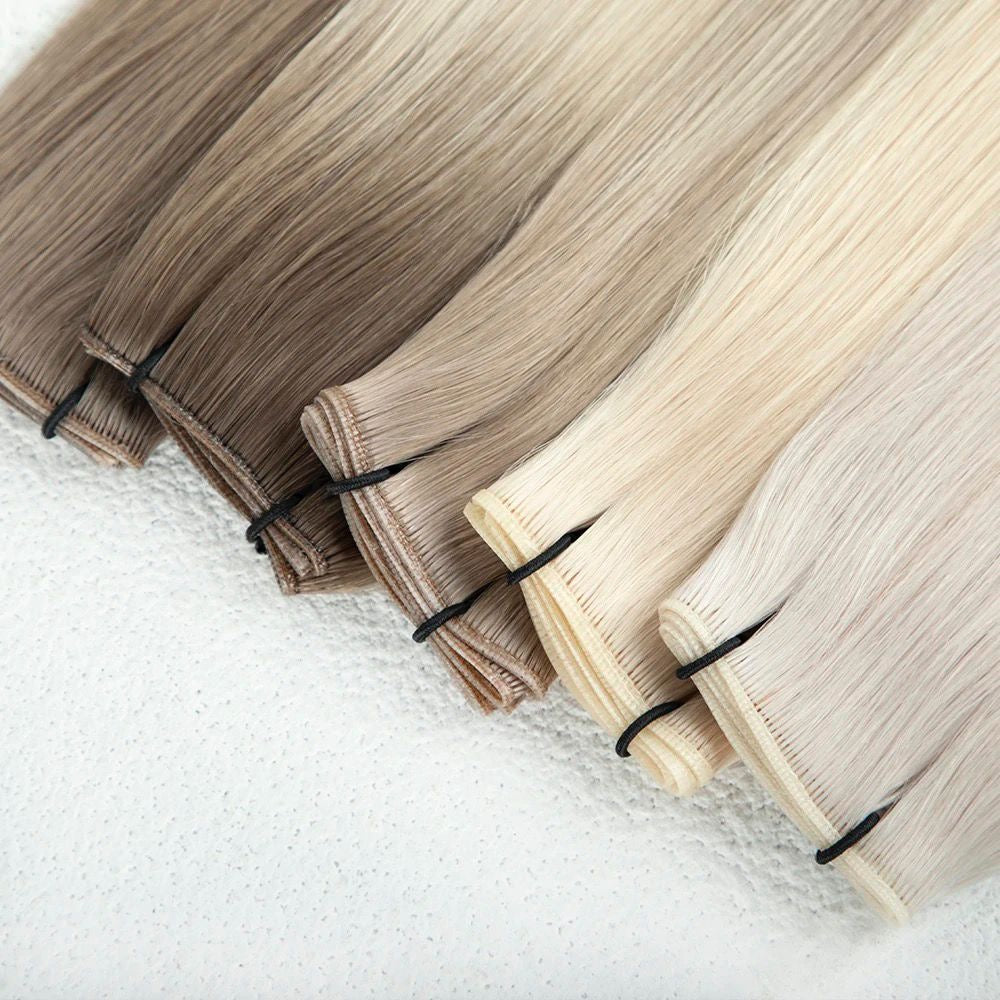 Extensions Weft Tissage cheveux naturel Blond #22