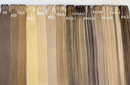 Extensions Weft Tissage cheveux naturel Blond #22